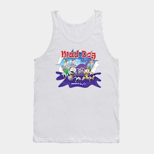 Mad Dog Comic Graphic Tee Tank Top